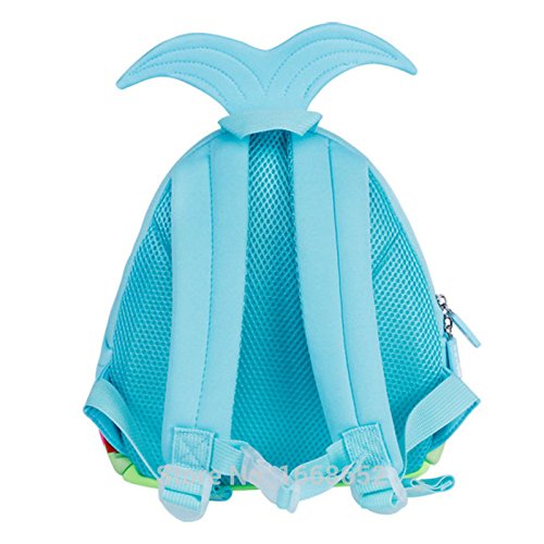 Mermaid Plush Cuddly Kids Animal Blanket and Toddlers Backpack (Pink Mermaid)
