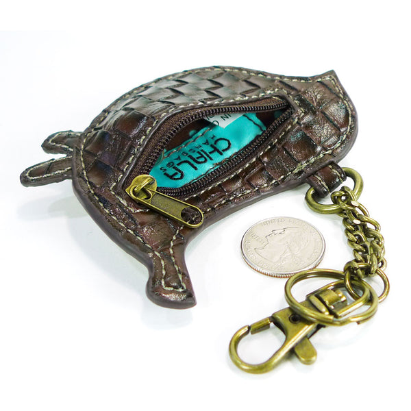 Chala Patch Crossbody Bag + Faux leather Coin Purse ( Green Bird) - Animal-Bags.com