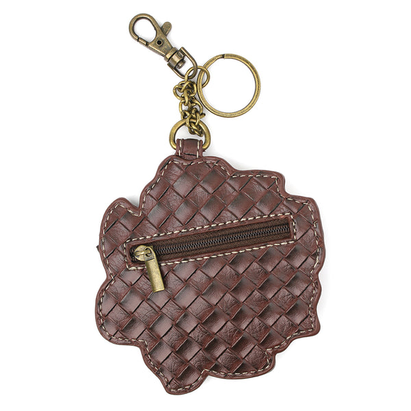 Chala Decorative Purse Charm, Key fob, Coin Purse - Pink Rose
