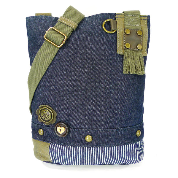 Chala Patch Crossbody Bag+Coin Purse (LaZzy Cat) - Animal-Bags.com