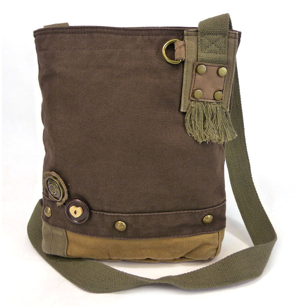Chala Patch Crossbody Bag with Faux Leather Coin Purse (Weiner hound dog) - Animal-Bags.com
