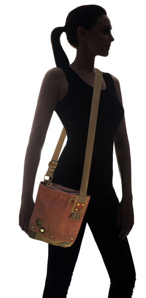 Chala Patch Crossbody Bag with Faux Leather Coin Purse (Weiner hound dog) - Animal-Bags.com